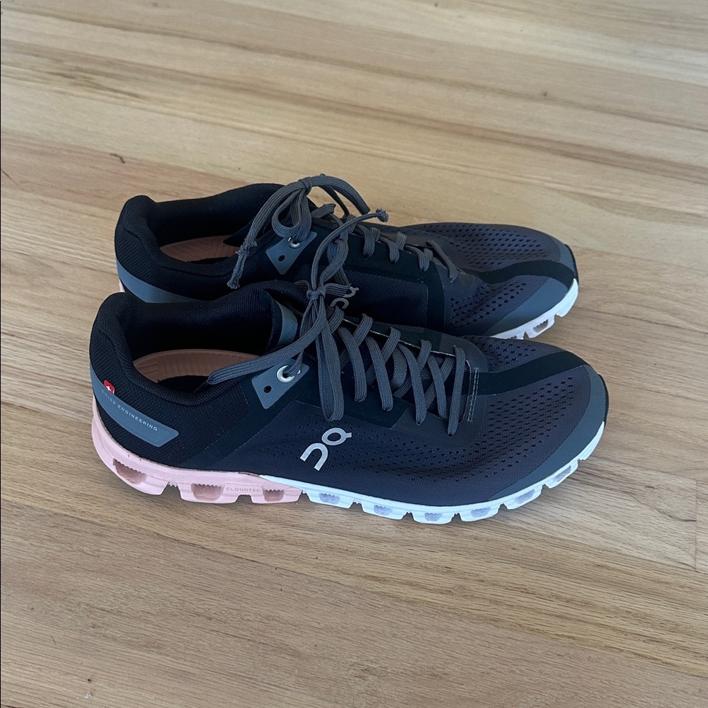 On Cloud Cloudflow Classic Womens Running  Sneakers Shoes Sz 9.5 Rock Rose - Picture 3 of 12